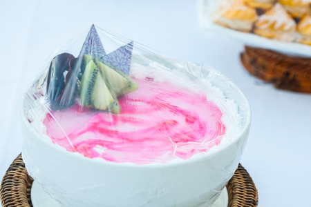 Desserts were provided in the wedding party.の写真素材