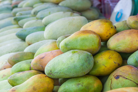 Mango store On the way to travel in Malaysiaの写真素材