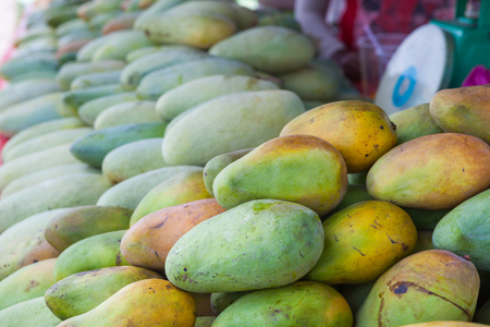 Mango store On the way to travel in Malaysiaの写真素材