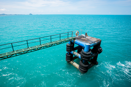 View on the ferry to Koh Samui.の写真素材