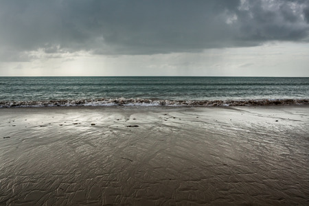 Rain storms are happening at sea in Thailand.