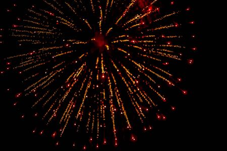 Colorful fireworks.bokeh blur on dark background.の写真素材
