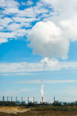 Lignite coalmine , Used as a source of electricity generation in the country.の写真素材