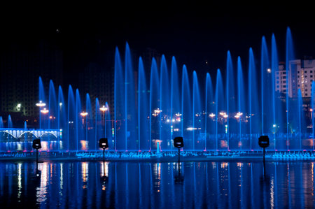 The fountainの写真素材