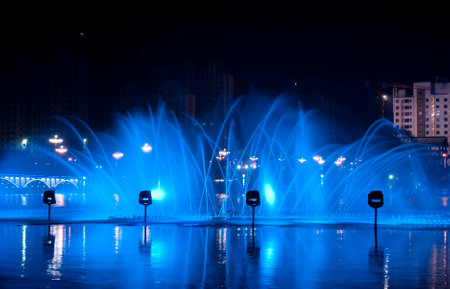 The fountainの写真素材