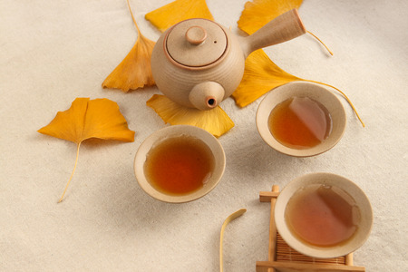 The tea ceremonyの写真素材