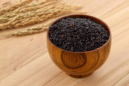 Black riceの写真素材
