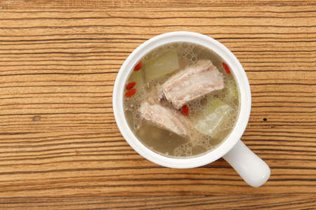 Winter Melon Pork Ribs Soupの写真素材