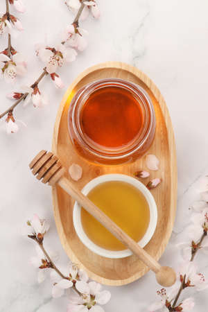 Honey and flowers