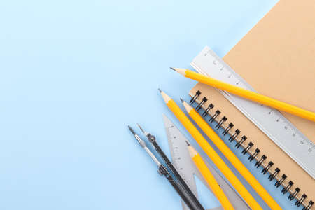 Office supplies on the table