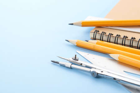 Office supplies on the table