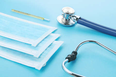 Medical supplies on the table