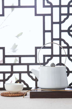 Chinese style tea ceremonyの写真素材