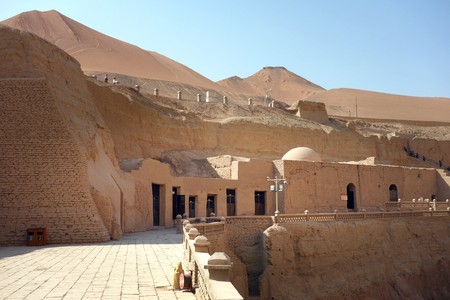 thousand buddha caveのeditorial素材