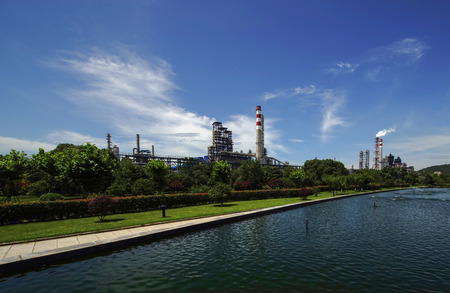 chemical plantの写真素材