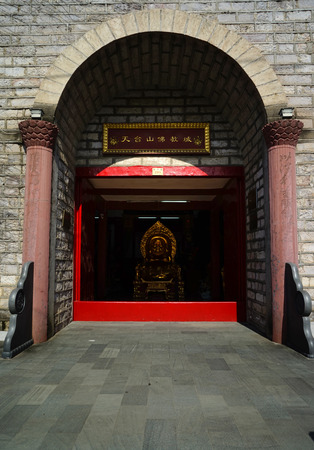 Tiantai Mountain Buddhist cityのeditorial素材