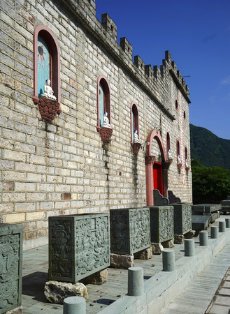 Tiantai Mountain Buddhist cityのeditorial素材