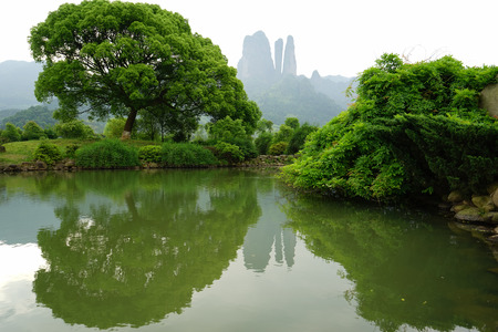 Jianglang Mountain Sceneryのeditorial素材