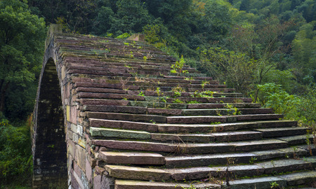 The ancient arch bridgeの写真素材