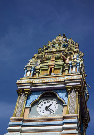 India Temple clock towerのeditorial素材