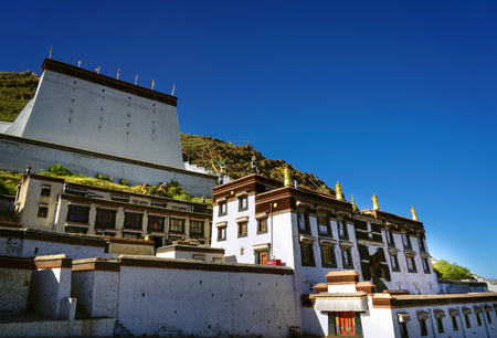 Landscape view of the traditional architectural temple