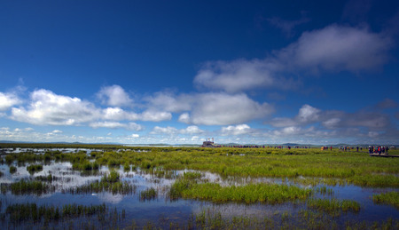 Lake sceneryの写真素材