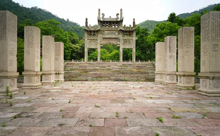 stone carving zodiac pillarのeditorial素材