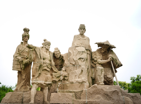 Dongqian Lake sculptureのeditorial素材