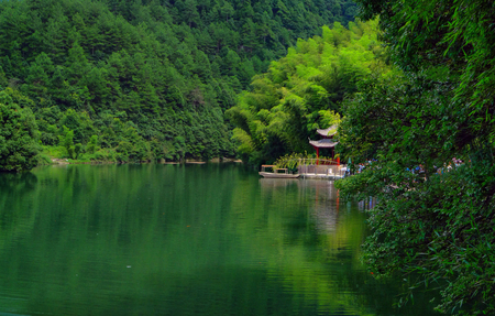 Mount Huangshan Furong Valleyのeditorial素材