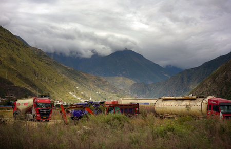 Parking lotのeditorial素材