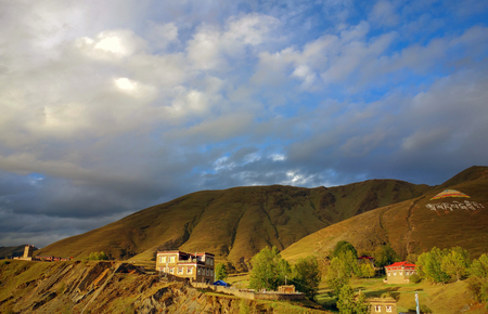 Tibetan Villageのeditorial素材