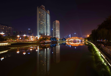 Chengdu Anshun Bridgeのeditorial素材