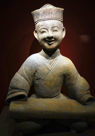 Pottery figurineのeditorial素材