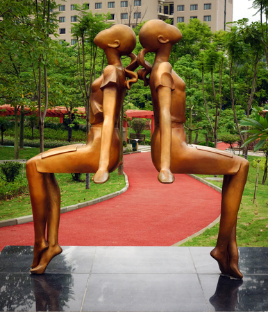 sculpture in the parkのeditorial素材