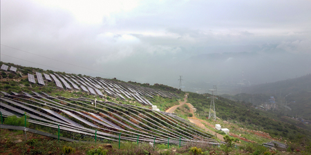 Climbing West photovoltaic power generation