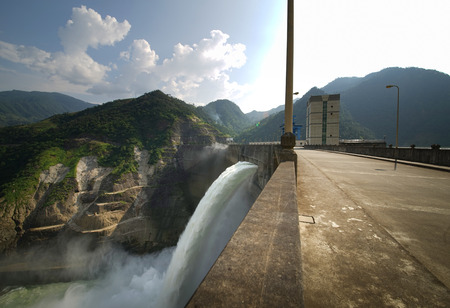 Dam body openingのeditorial素材