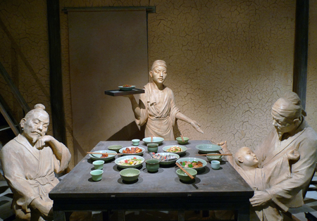 Celadon craft statueのeditorial素材