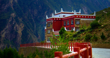 Tibetan residenceのeditorial素材