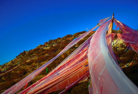 prayer flagsの写真素材