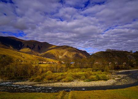 Plateau autumn scenic