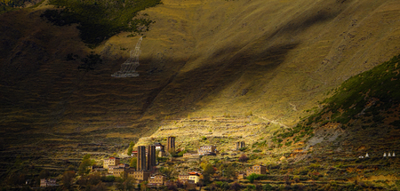 The ancient towersの写真素材