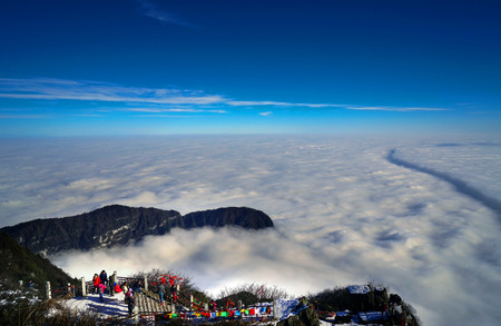 seas of cloudsのeditorial素材