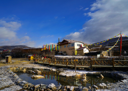 village sceneryのeditorial素材