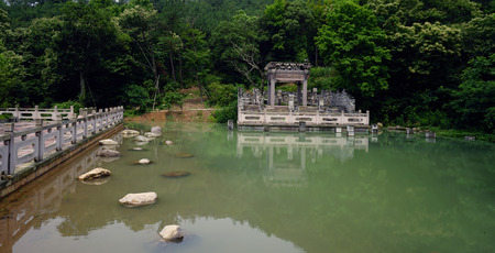 The stone ruins of Southern Song Dynastyのeditorial素材