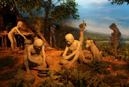 Hemudu Site Villageのeditorial素材