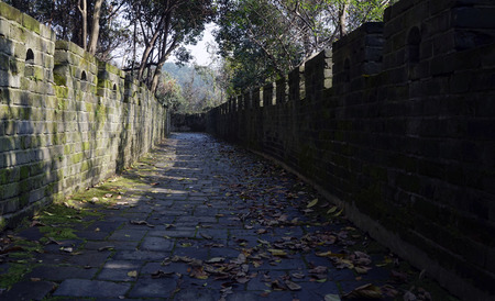 Wall passageの写真素材