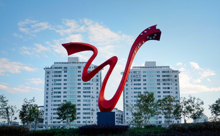 Landscape sculptureのeditorial素材