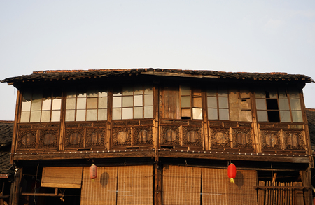 Water dwelling housesのeditorial素材