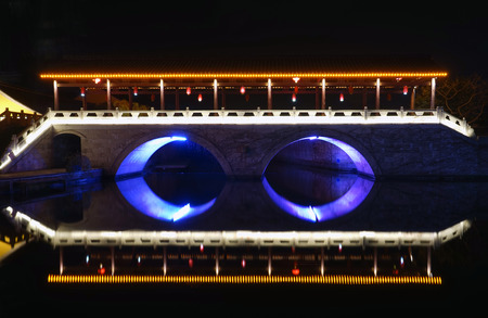 Bridge at nightのeditorial素材