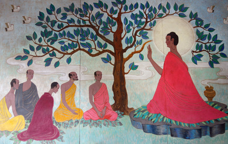 Buddha Buddha muralsのeditorial素材